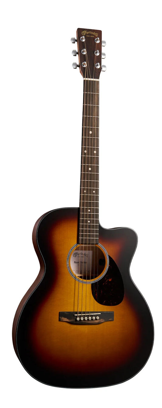 Martin OMC-10E Modern Burst Road Series 000-14 Fret Cutaway Electric Acoustic Guitar