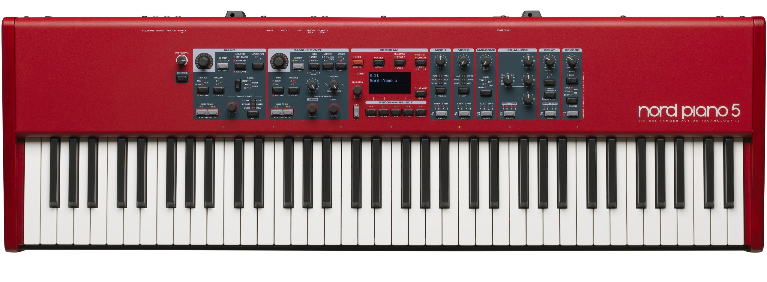 NORD Piano 5 73-Note Triple Sensor Keyboard With Grand Weighted Action