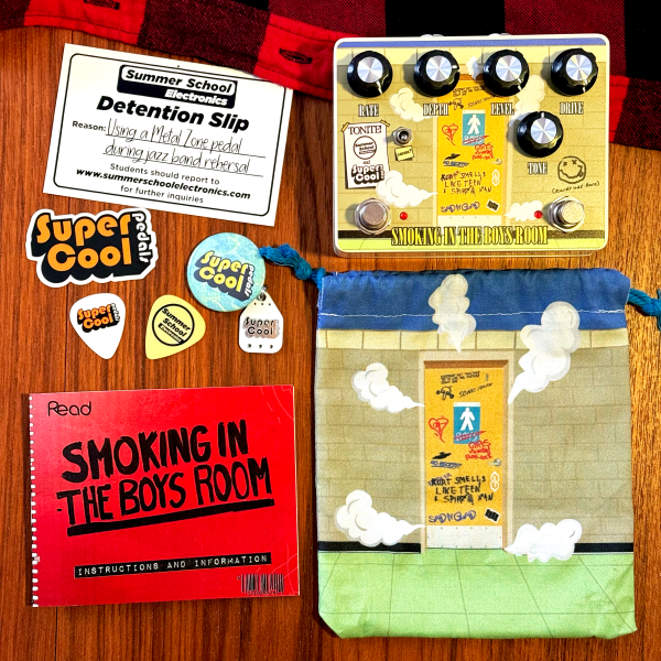 Supercool Pedals Smoking in the Boys Room Distortion/ Analog Chorus