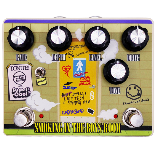 Supercool Pedals Smoking in the Boys Room Distortion/ Analog Chorus