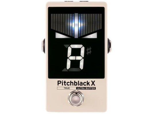 Korg Limited Edition Pitchblack X Chromatic Pedal Tuner Cream
