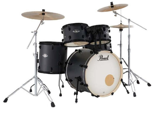 Pearl Limited-Edition Export 5-Piece Shell Pack with 22" Bass Drum in Graphite Slate