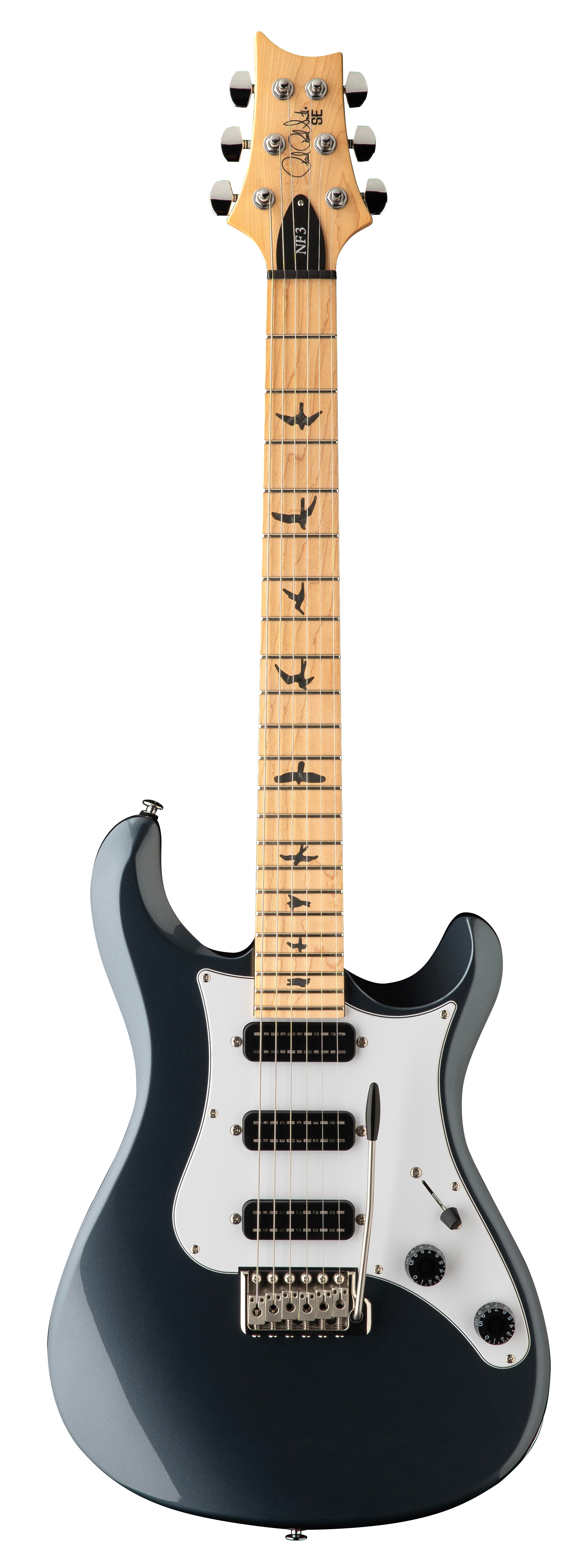 PRS SE NF3 in Gun Metal Grey, Maple Board With Gigbag