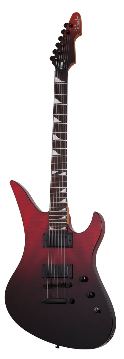 Schecter Avenger Standard Electric Guitar in Blood Burst