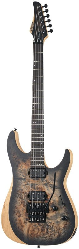Schecter Reaper-6 FR 6-String RH Electric Guitar in Satin Charcoal Burst