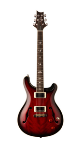 Prs Se Hollowbody Standard in Fire Red Burst with Case