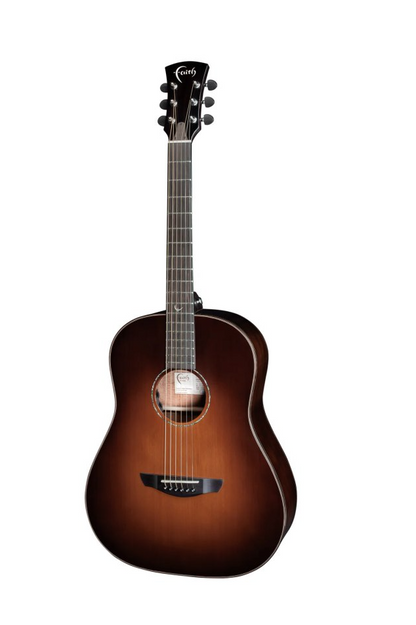 Faith Classic Burst Mars Drop-Shoulder Dreadnought Electric / Acoustic Guitar - Sunburst