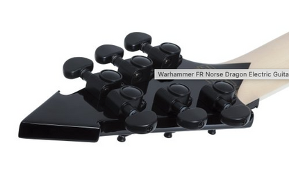 Wylde Audio Warhammer FR Norse Dragon Electric Guitar RawTop