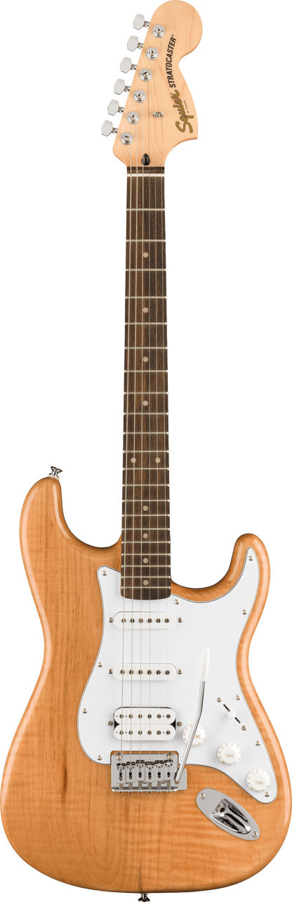 Squier Affinity Series Stratocaster HSS in Natural Finish