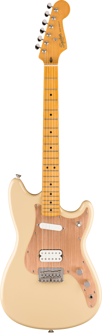 Squier Classic Vibe Duo-Sonic HS With Gold Anodized Pickguard In Desert Sand Finish
