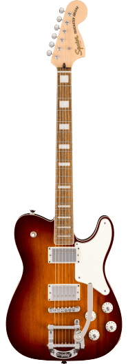 Squier Paranormal Troublemaker Telecaster Deluxe with Bigsby in Honey Sunburst Pre Order