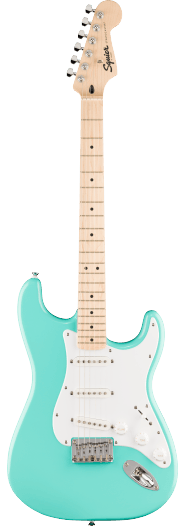 Squier Sonic Stratocaster HT Hardtail in Sea Foam Green