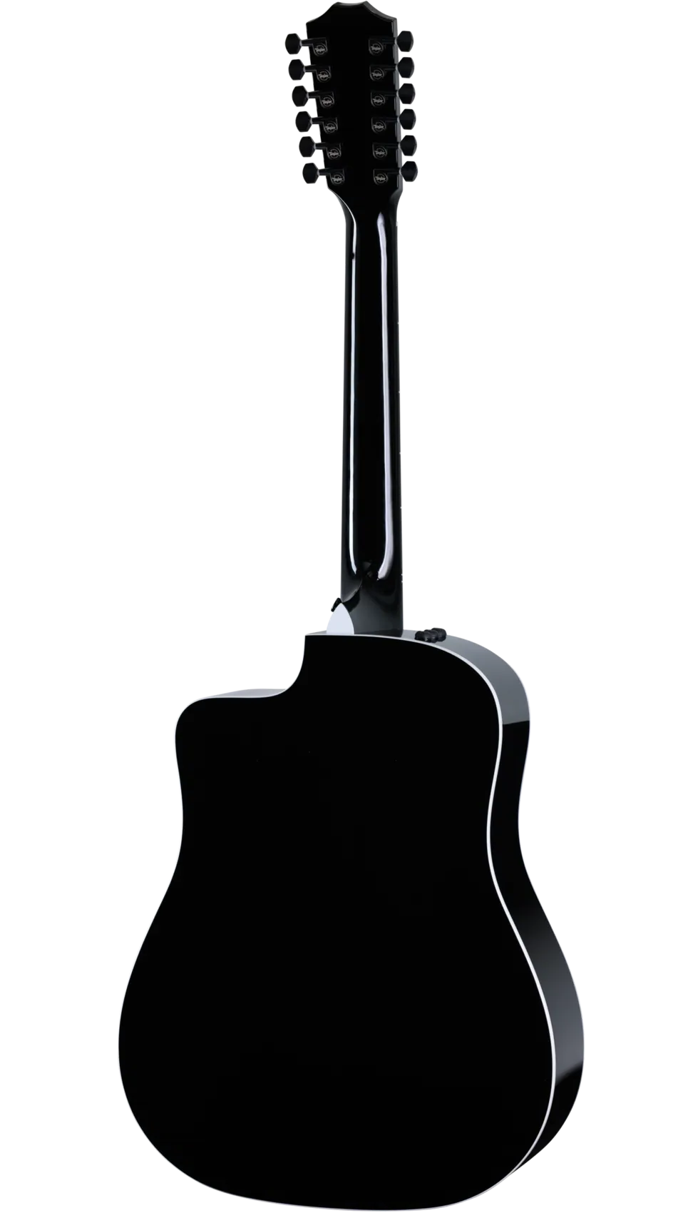 Taylor Guitars 250ce-BLK Plus Maple/ Spruce Electric Acoustic 12 String Guitar in Black