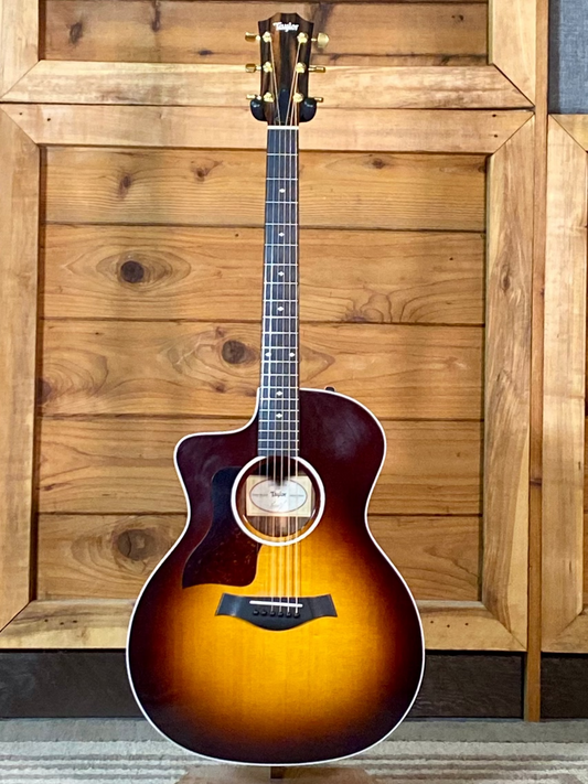 Taylor 214ce-SB dlx 2022 leftie Electric Acoustic Guitar With Gigbag USED