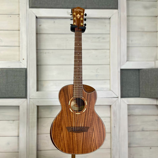 Washburn COMFORT G-MINI 55 KOA Acoustic Guitar With Gigbag