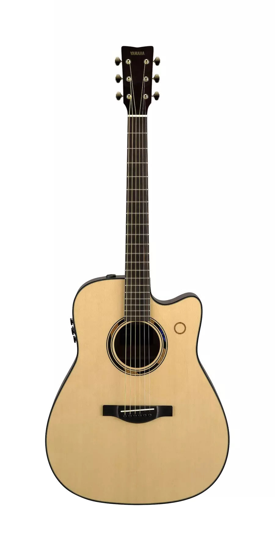 Yamaha TAG3 C TransAcoustic Dreadnought Electric Acoustic Guitar in Natural Finish Front