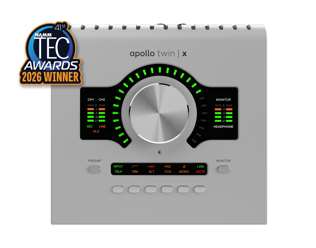 Universal Audio Apollo Twin X DUO Gen 2 Thunderbolt Audio Interface (Essentials+ / UAD Analog Classics)