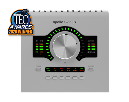 Universal Audio Apollo Twin X DUO Gen 2 Thunderbolt Audio Interface (Essentials+ / UAD Analog Classics)