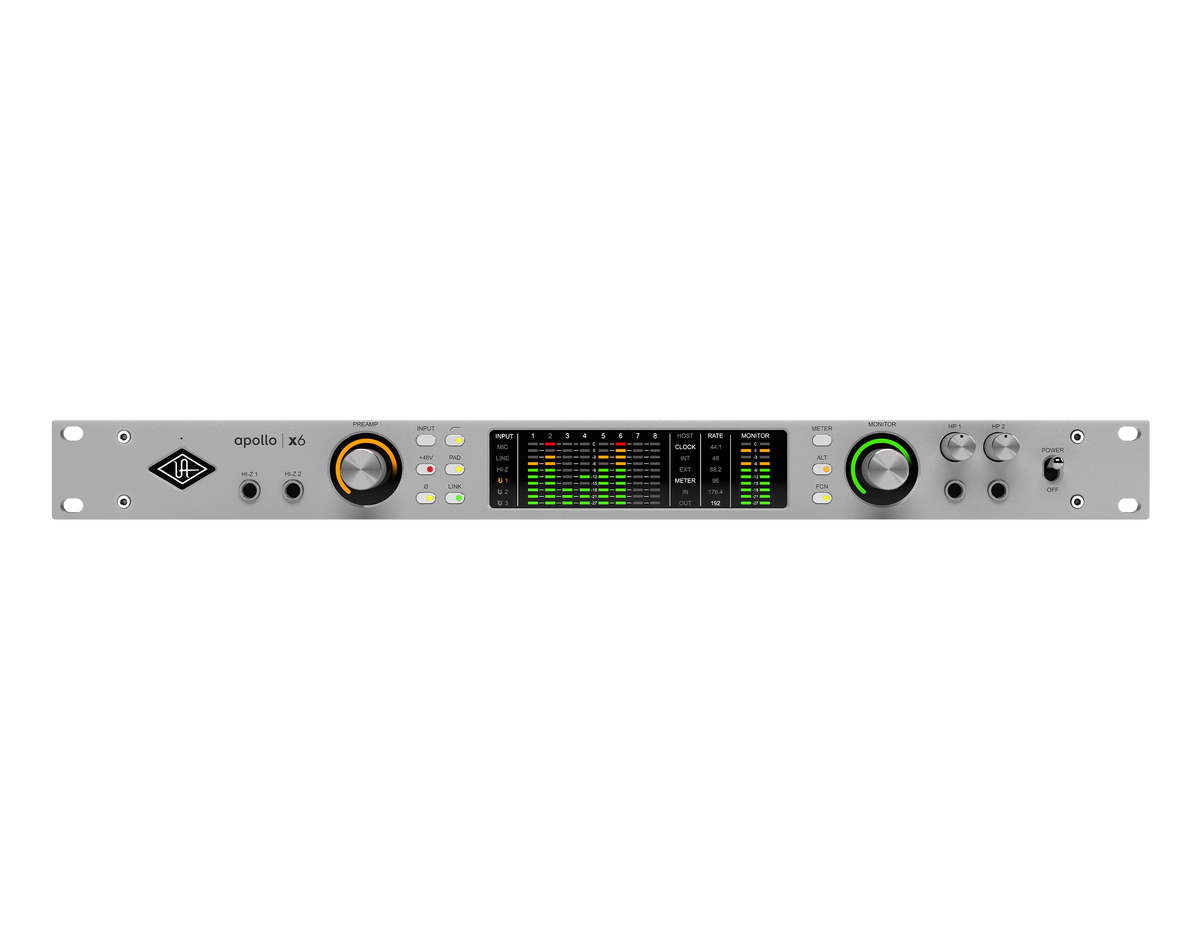 Universal Audio Apollo x6 Gen 2 Thunderbolt Audio Interface (Essentials+ / UAD Analog Classics)