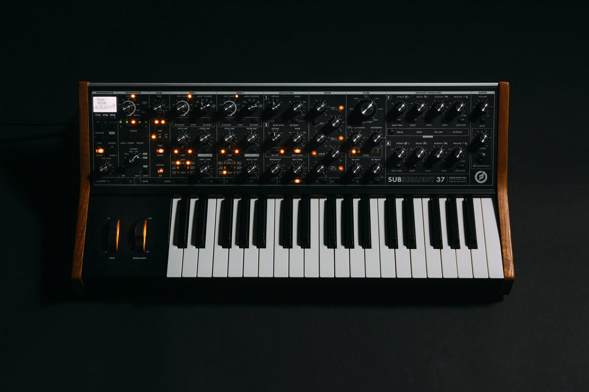 Moog Subsequent 37 paraphonic analog synthesizer