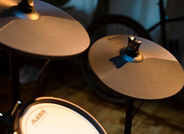 Alesis Nitro Ultimate 9-Piece Electronic Drum Kit with Mesh Heads and Bluetooth