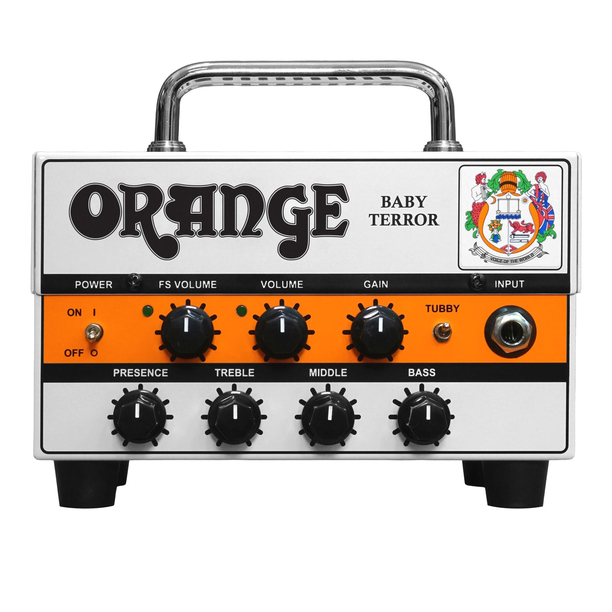 Orange Baby Terror 20W Mini Guitar Amp Head – front view