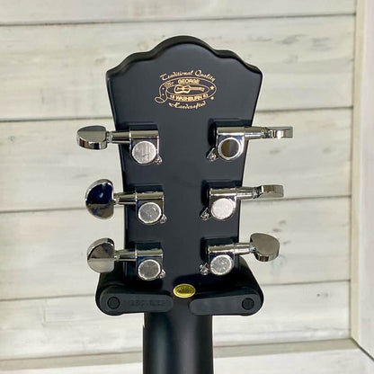 Washburn DFEACE Deep Forest Auditorium Electric Acoustic Guitar Striped Ebony