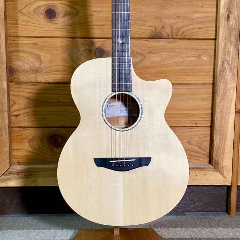 Faith Guitars Naked Venus Cutaway Electric / Acoustic Guitar