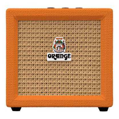 Orange Crush Mini 3W Portable Guitar Amp in Orange – front view
