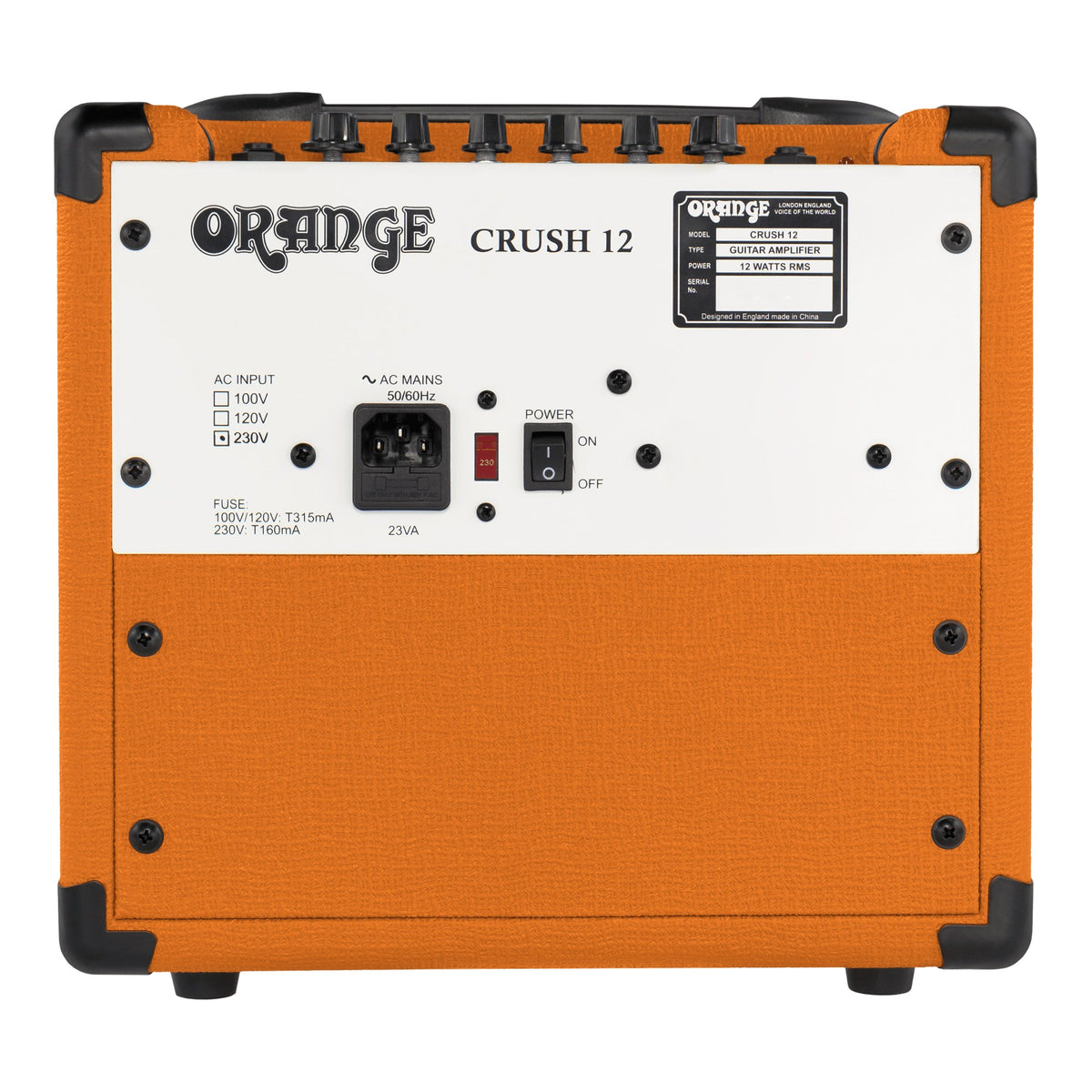Orange Crush 12 12W Analogue Guitar Combo Amp in Orange – additional view