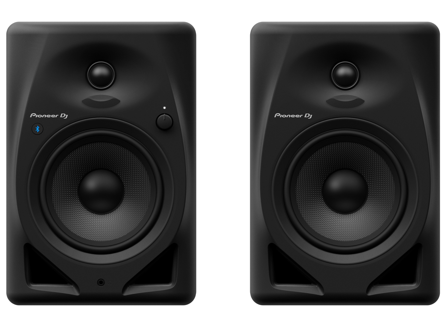PIONEER DJ DM-50D-BT  Active Desktop Monitors With 5in Woofer & Bluetooth (Pair) in Black