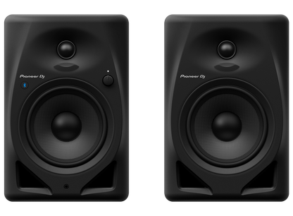 PIONEER DJ DM-50D-BT  Active Desktop Monitors With 5in Woofer & Bluetooth (Pair) in Black