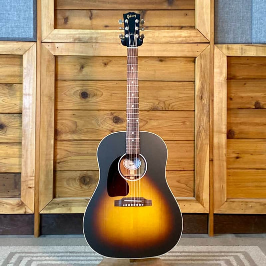 Gibson J-45 Special Lefty Electric/ Acoustic Guitar with Softshell Case - Satin Vintage Sunburst