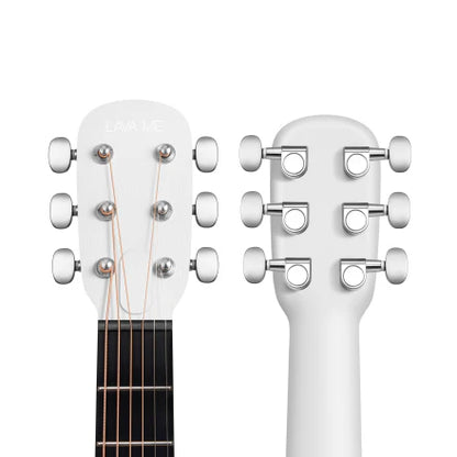 Lava Music  LAVA ME PLAY 36" L9200007 Acoustic Electric Guitar with Effects and Gigbag - Frost White