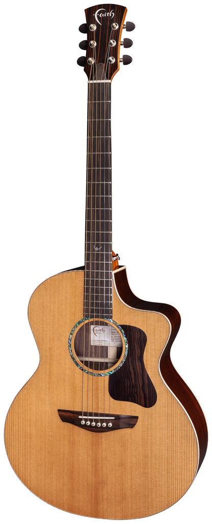 Faith Guitars PJE Legacy Neptune Cutaway Electric/ Acoustic Guitar (Rosewood. Spruce) PRE ORDER