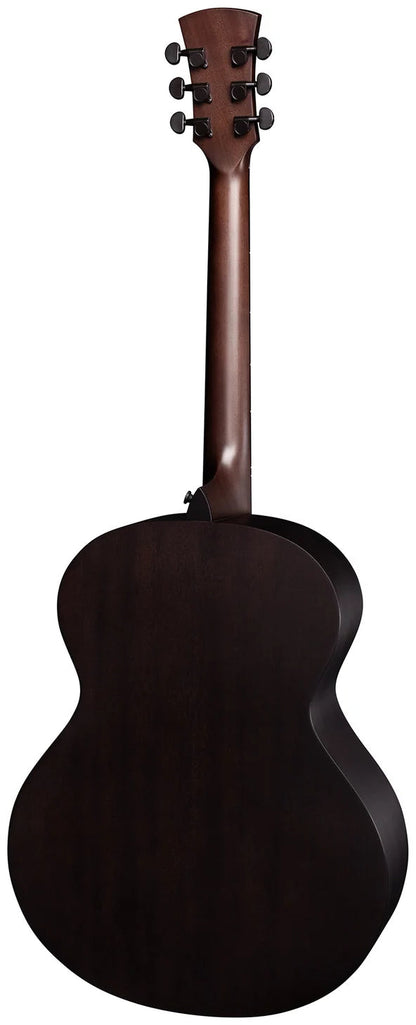 Faith Guitars Naked Neptune Electric / Acoustic Guitar, Black Stain Pre Order