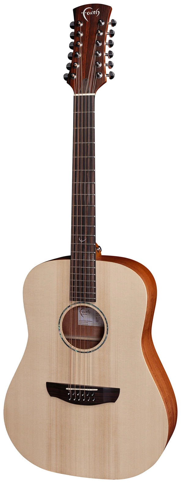 Faith Guitars Naked Saturn 12-String Acoustic / Electric Guitar Guitar Pre Order