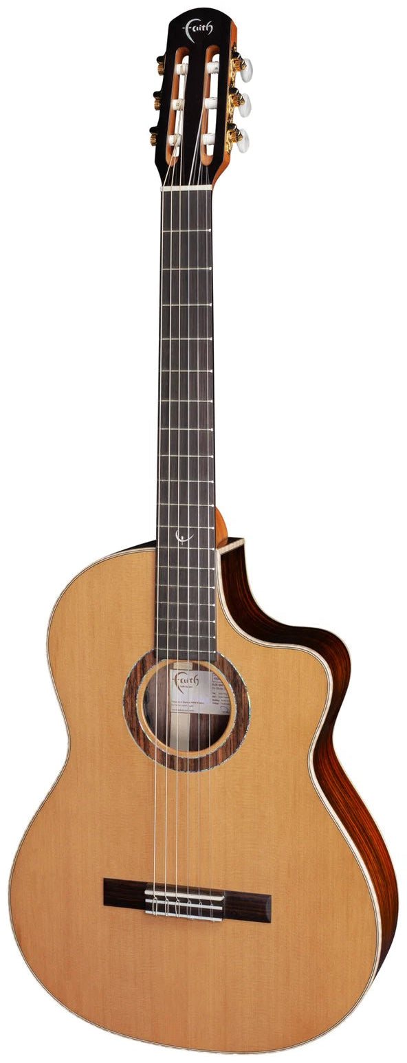 Faith Guitars HiGloss Lyra Nylon String Cutaway Electric / Acoustic Guitar PRE ORDER