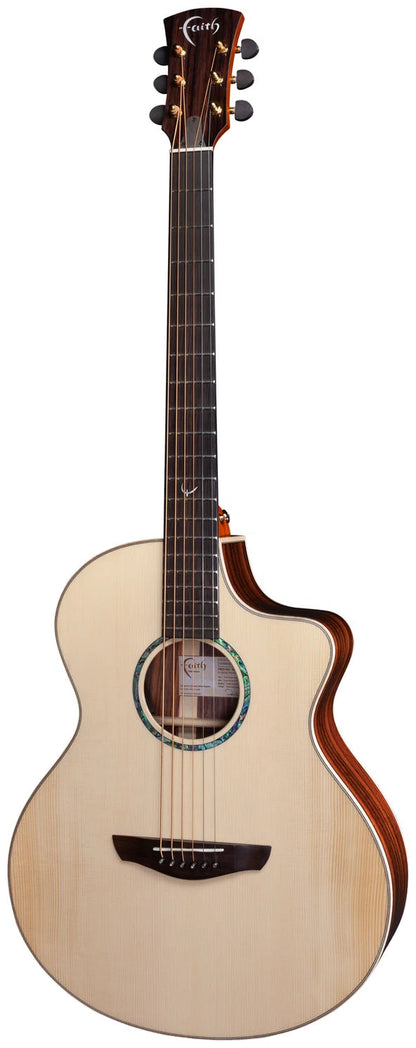 Faith Guitars HiGloss Neptune Baritone Cutaway Acoustic / Electric Guitar Pre Order