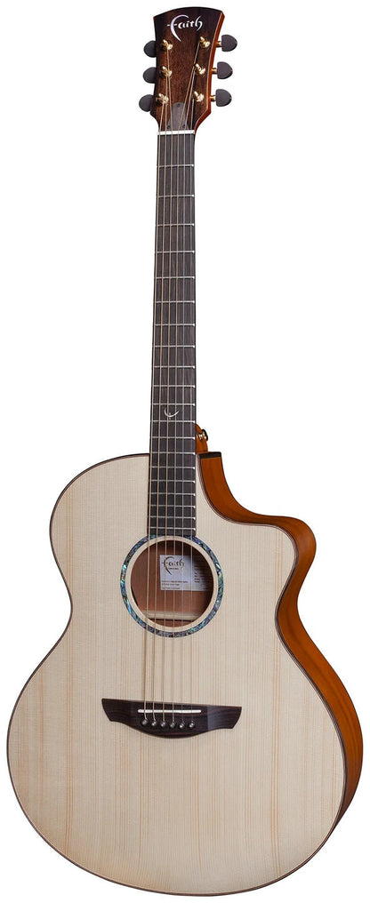 Faith Guitars Natural Neptune Cutaway Electric/ Acoustic Guitar PRE ORDER