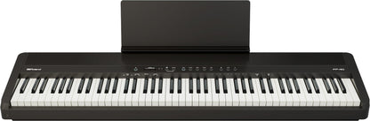 Roland FP-40 black, front view with music rest