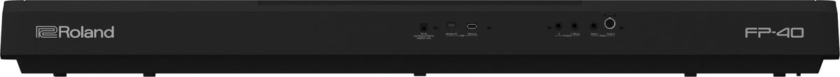 Roland FP-40 black, rear panel connections
