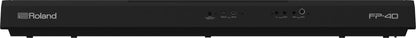 Roland FP-40 black, rear panel connections