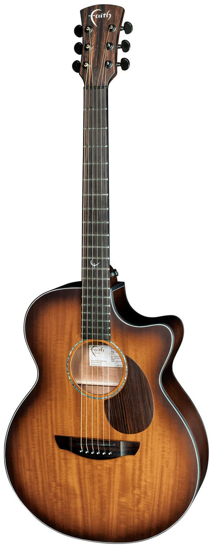 Faith Guitars Nexus Venus Cutaway Electric/Acoustic Guitar, Solar Flare Pre Order