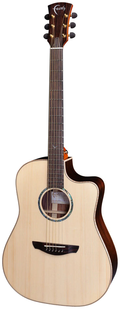 Faith Guitars HiGloss Saturn 3-Piece Indonesian Rosewood Back & Sides Electric/ Acoustic Guitar PRE ORDER
