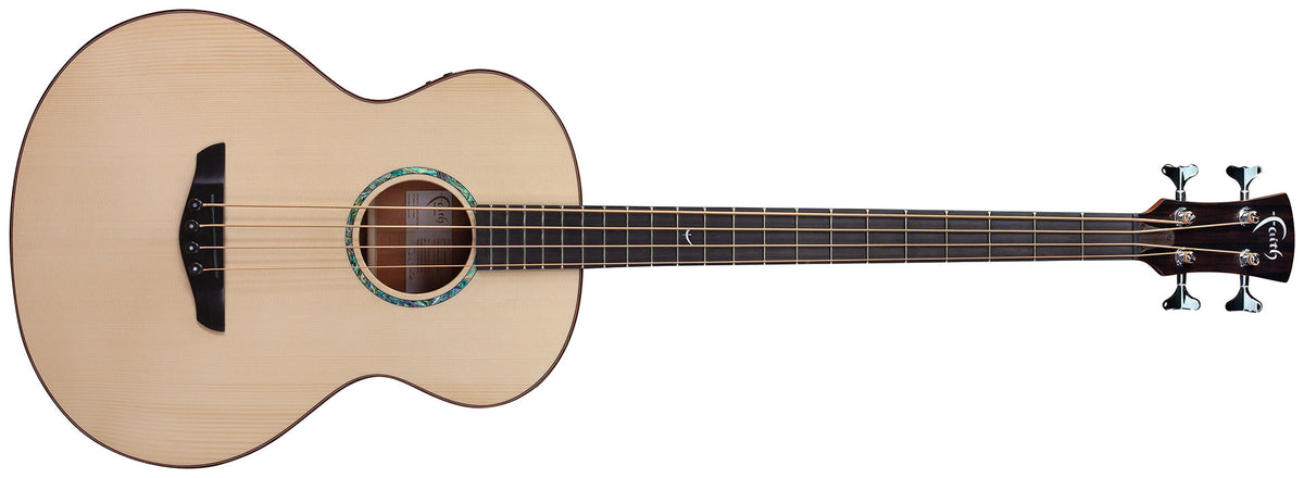 Faith Natural Titan Acoustic Bass Electro, front angle
