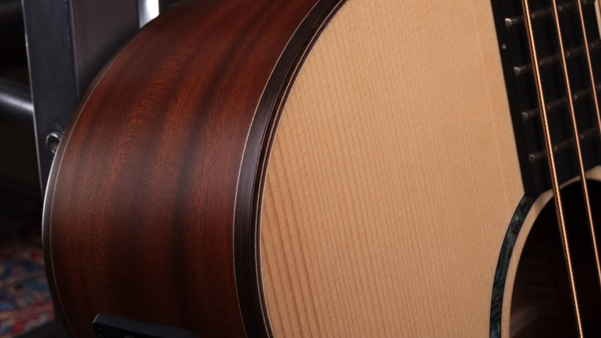 Faith Natural Titan Acoustic Bass Electro, binding detail