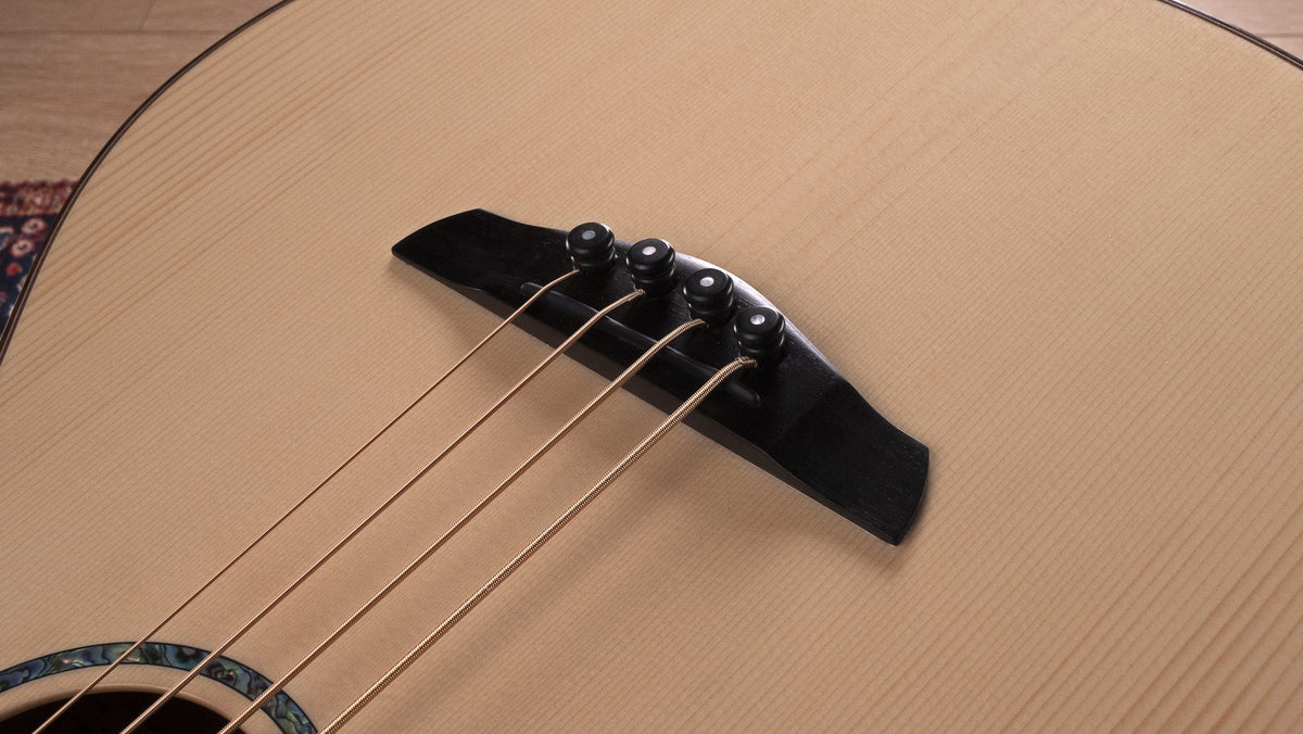 Faith Natural Titan Acoustic Bass Electro, ebony bridge