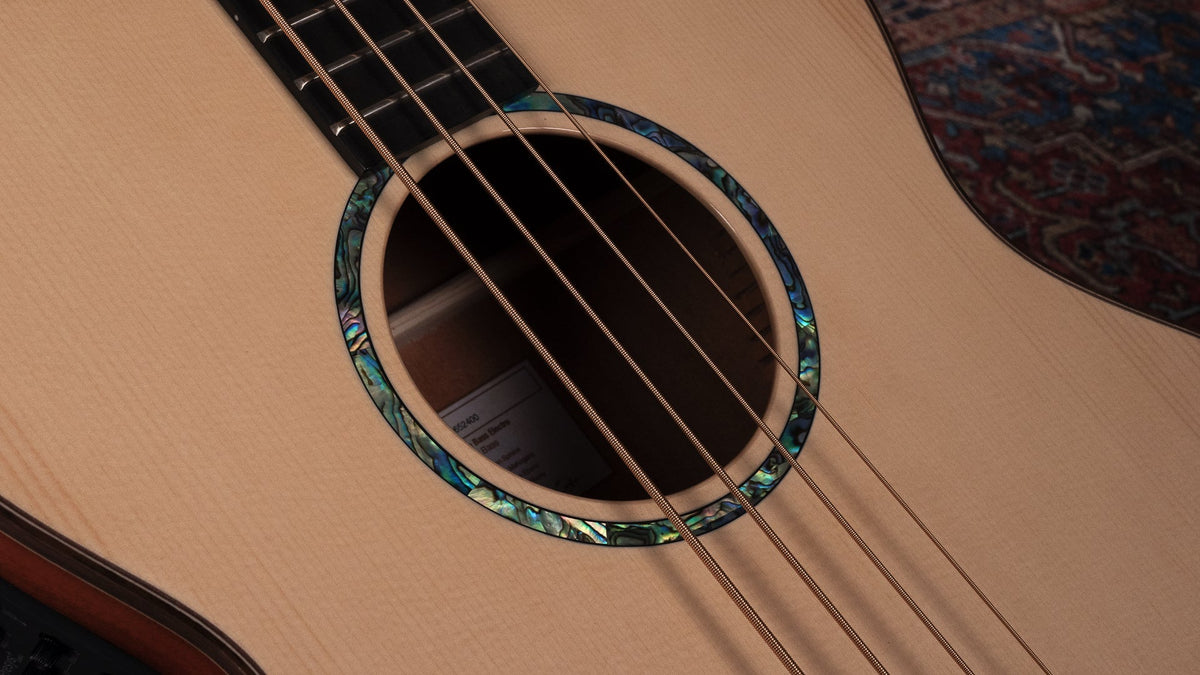 Faith Natural Titan Acoustic Bass Electro, rosette