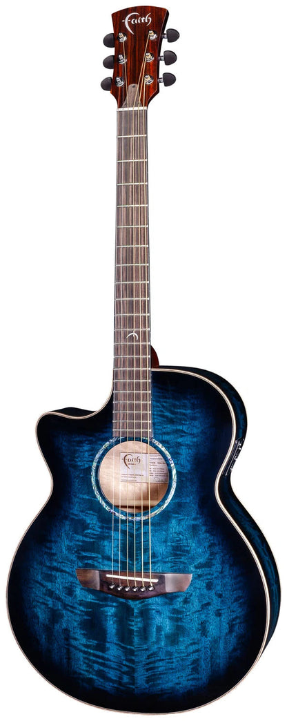 Faith Guitars Blue Moon Venus Cutaway Left-Handed Electric / Acoustic Guitar PRE ORDER